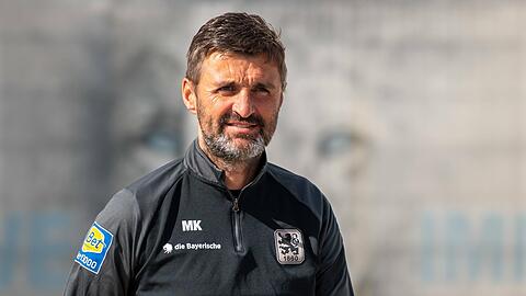 Der Bart von TSV 1860-Trainer Michael Köllner wächst immer weiter: "Das ist hart für meine Frau. Großartig küssen geht momentan nicht."