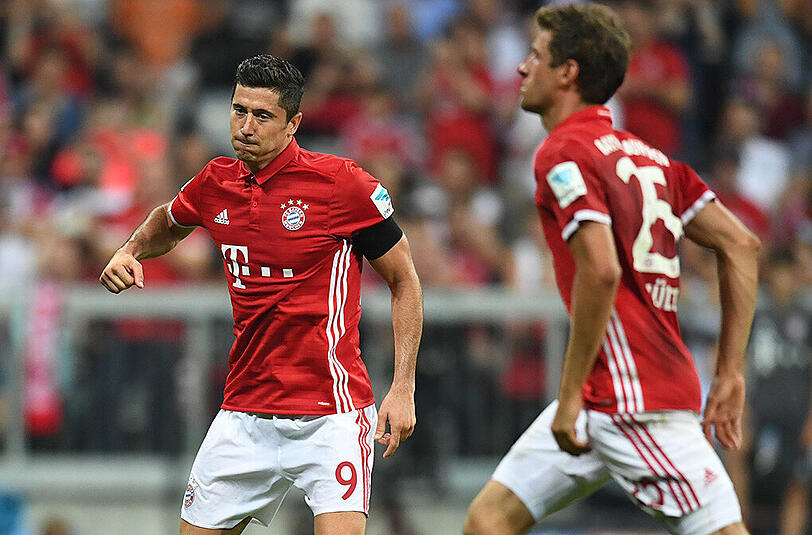 Der Vorbereiter und der Vollstrecker: Thomas Müller (rechts) und Robert Lewandowski.