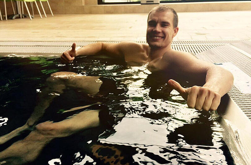 Schuftet fürs Comeback und entspannt zwischendurch: Holger Badstuber.