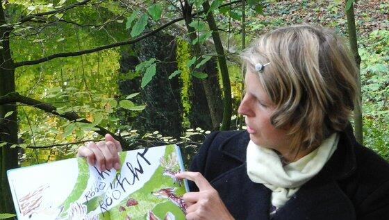 Beim Witze-Workshop geht's natürlich auch um die Illustration. Beim Witze-Workshop geht's natürlich auch um die Illustration.