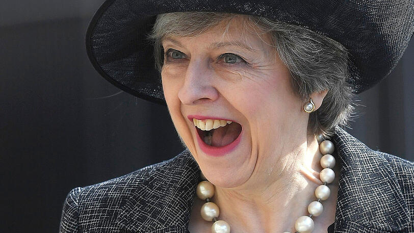 Freut sich schon auf den Brexit: Englands Regierungschefin Theresa May.