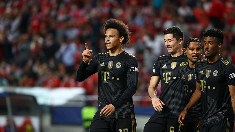 Leroy Sané (l.), Robert Lewandowski und Co. haben in dieser Saison häufig Grund zum Jubeln. (Symbolbild)