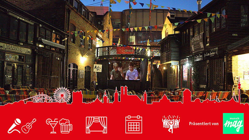 Der Mars Markt zeigt am Freitagabend im Hinterhof "The Big Lebowski"