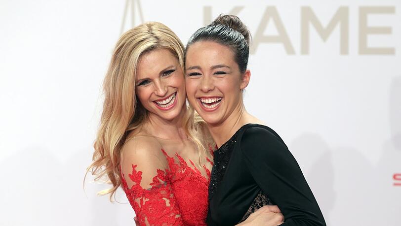 Großes Duett für Jürgens: Michelle Hunziker und Tochter Aurora.