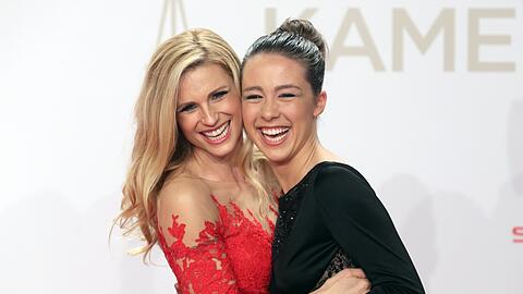 Großes Duett für Jürgens: Michelle Hunziker und Tochter Aurora.