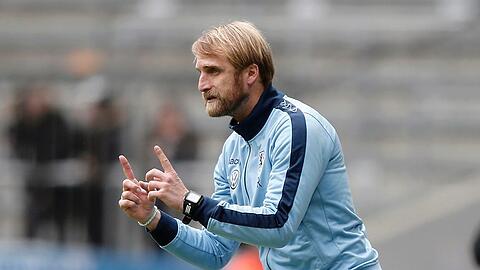 Der Lebens-Einhaucher des TSV 1860: Löwen-Trainer Daniel Bierofka.