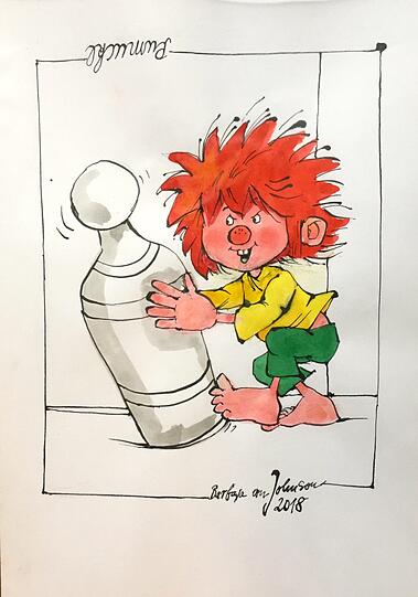 Barbara von Johnson gilt als "optische" Mutter von Ellis Kauts Pumuckl.