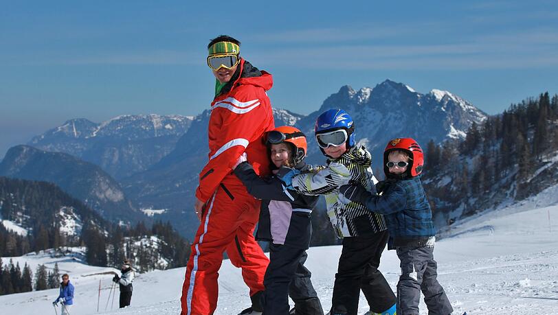 Bestes Familienskigebiet Österreichs: die Almenwelt Lofer. Bestes Familienskigebiet Österreichs: die Almenwelt Lofer.