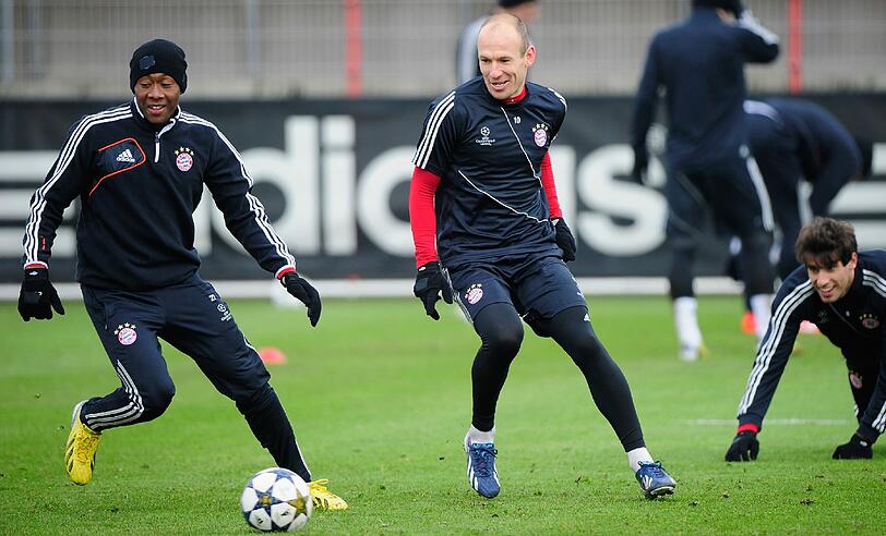 Weitere Bilder des Abschlusstrainings vor dem CL-Kracher gegen Juventus.