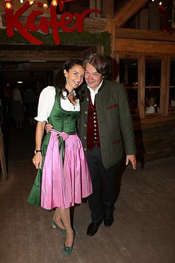 Wiesn-Wirte Clarissa und Michael Käfer