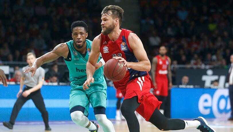 Mit Bayern vor zwei schweren Spielen: Kapitän Danilo Barthel (r.).