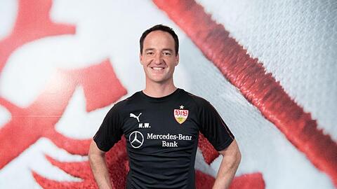 Nico Willig wird beim VfB Stuttgart als Interimscoach vorgestellt.