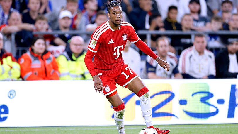 Sein Vertrag beim FC Bayern läuft bis 2029: Michael Olise. Sein Vertrag beim FC Bayern läuft bis 2029: Michael Olise.