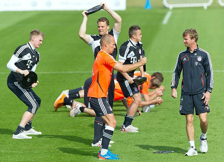 Letzter Tag in Doha: Regenerationstraining am Morgen.