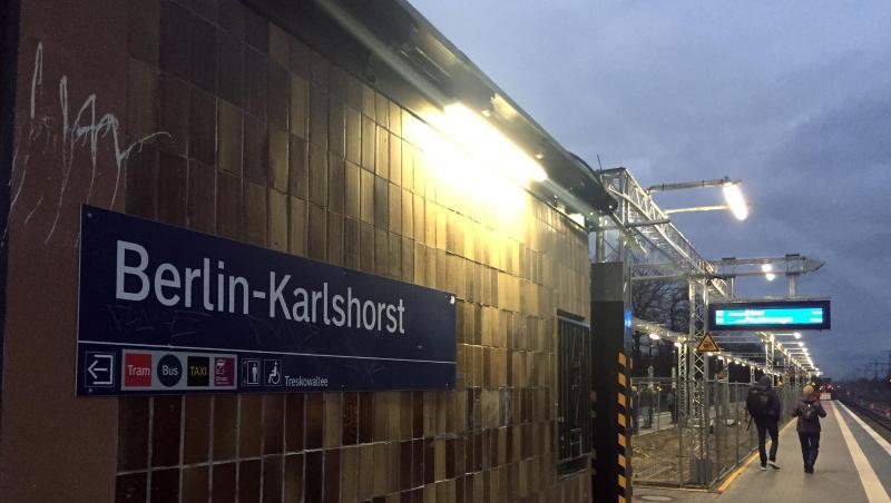 Der S-Bahnhof Berlin Karlshorst. Der S-Bahnhof Berlin Karlshorst.