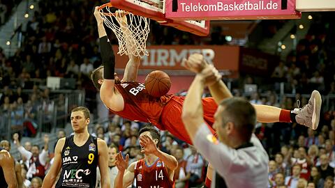 Per Dunking erzielte er die meisten seiner 14 Punkte: Topscorer Ondrej Balvin.