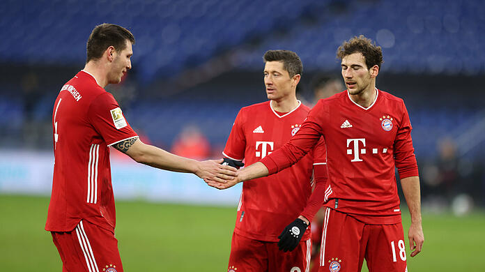 Neben Robert Lewandowski drohen auch Niklas Süle (l.) und Leon Goretzka (r.) auszufallen,