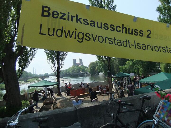 Das Projekt des Bezirksausschusses und der Glockenbachwerkstadt geht noch bis in den September.