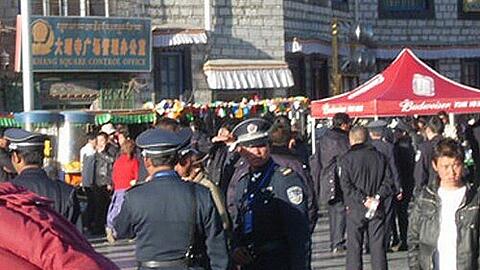 Anfang der Woche heimlich aufgenommenes Foto in Lhasa