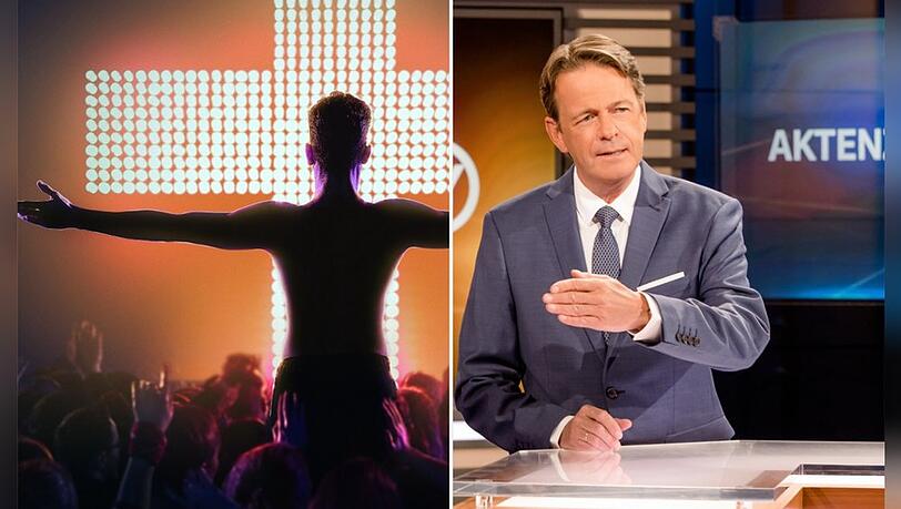 "Die Passion" vs. Rudi Cerne (r.) und "Aktenzeichen XY ... Ungelöst".