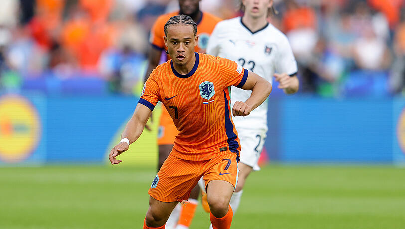 Könnte schon bald das Bayern-Trikot tragen: Niederlande-Youngster Xavi Simons. Könnte schon bald das Bayern-Trikot tragen: Niederlande-Youngster Xavi Simons.
