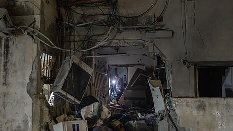 Erneut trafen iranische Raketen Ziele in Israel.