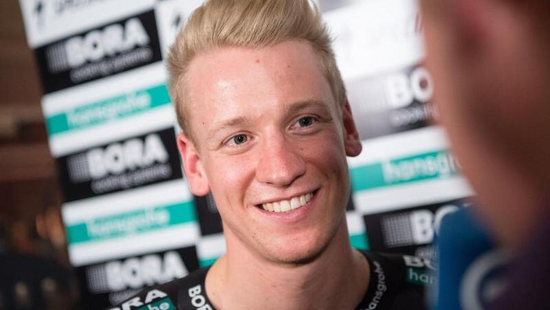 Pascal Ackermann, Mitglied vom deutschen Radrennstall Bora-hansgrohe. Foto: Matthias Balk/dpa Pascal Ackermann, Mitglied vom deutschen Radrennstall Bora-hansgrohe. Foto: Matthias Balk/dpa