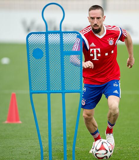 Bilder vom FC Bayern aus dem Trainingslager in Doha.