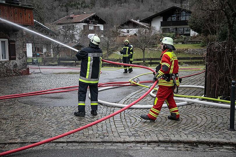 Das historische Bauernhaus konnte leider nicht gerettet werden.