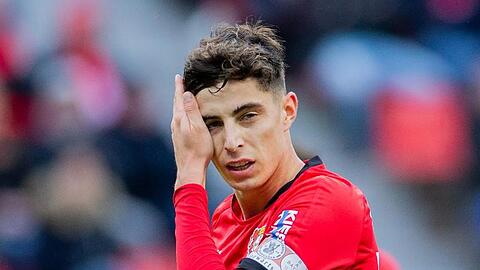 Leverkusens Topspieler Kai Havertz wird im DFB-Pokal-Halbfinale fehlen.