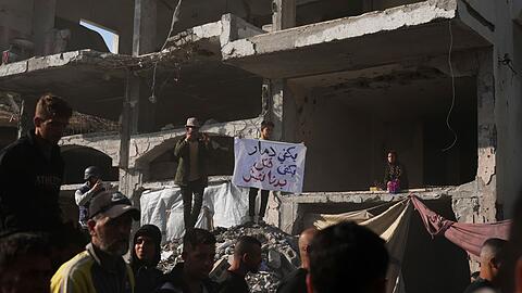 Die Proteste in Gaza gegen den Krieg und die Hamas gehen weiter. (Archivbild)