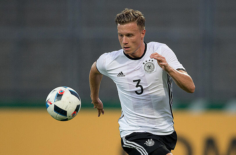 Yannick Gerhardt im U-21-Länderspiel Deutschland gegen Slowakei am 2. September in Kassel.