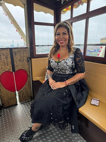Die AZ hat Patricia Blanco zum persönlichen Oktoberfest-Plausch im Riesenrad "Willenborg" getroffen.