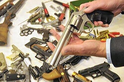 Revolver, Messer, Schlagringe: Waffen aller Art wurden im Zuge der Amnestieregelung abgegeben.