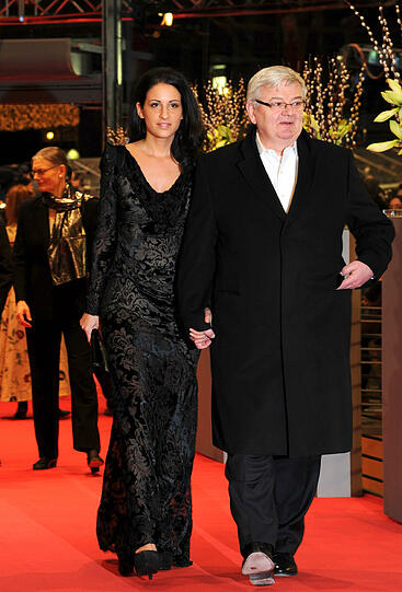 Joschka Fischer mit Ehefrau Minu Barati-Fischer