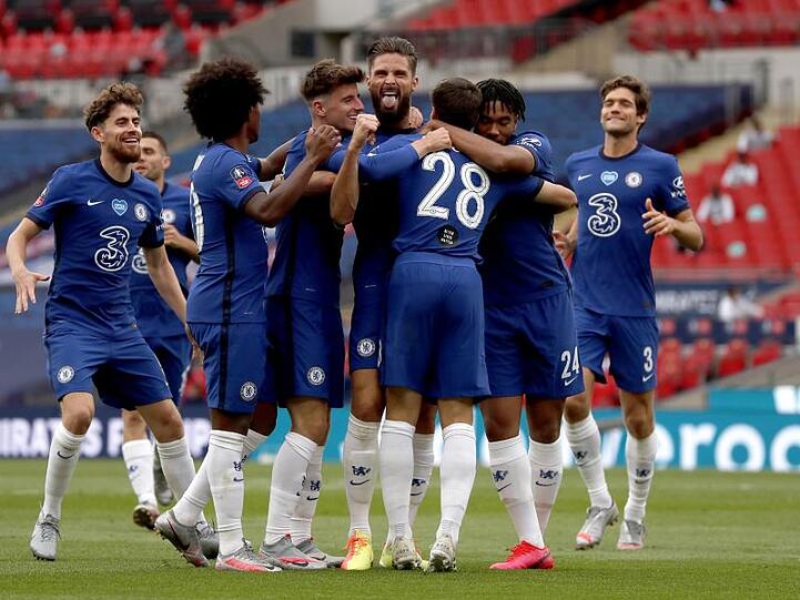Der FC Chelsea steht nach dem Sieg gegen Manchester United im FA-Cup-Finale.