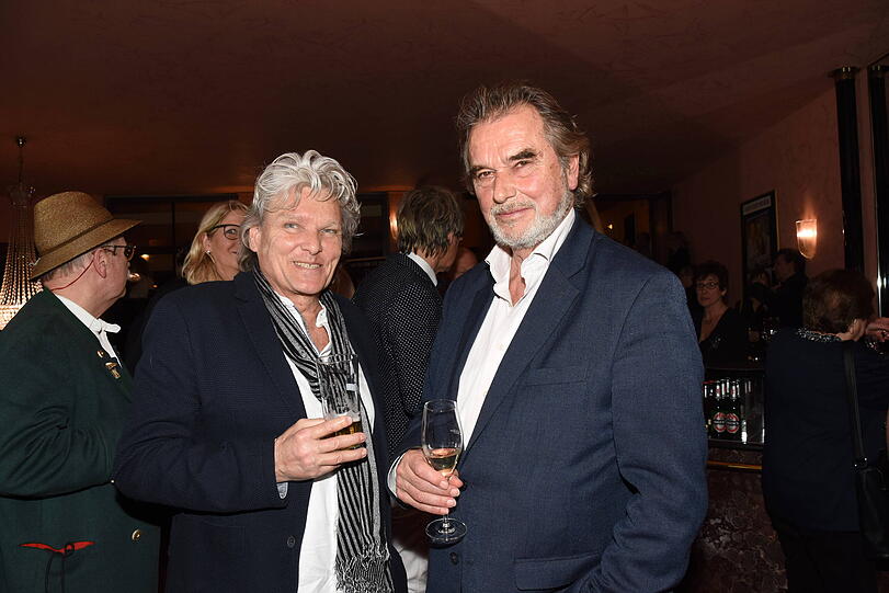 Die Schauspieler Ernst Hannawald (l.)  und Ralph Schicha.