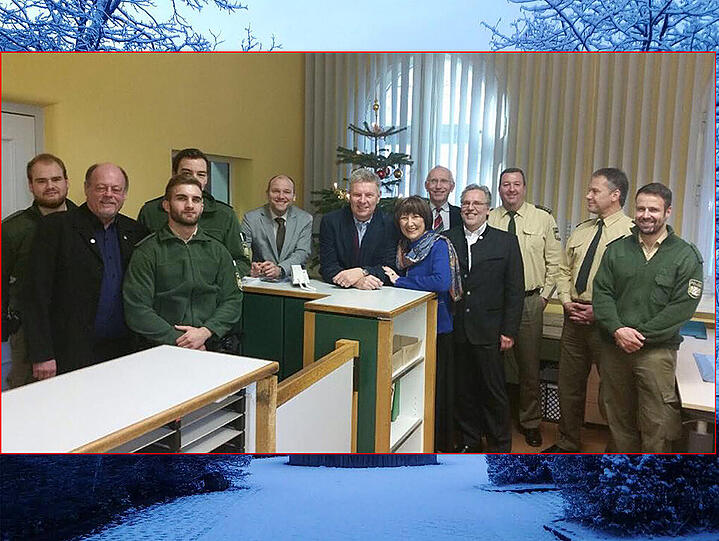 OB Dieter Reiter besuchte die Beamten in der Polizeiinspektion 21 in der Au.