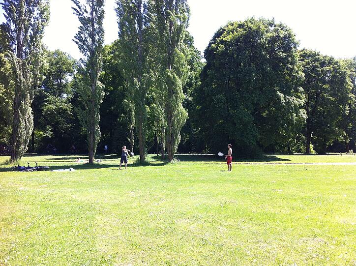 Geht aber auch ohne Netz: Badminton