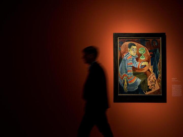 Ernst Ludwig Kirchner, Der Trinker, 1914.