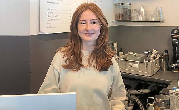 Judith Sommer hat den Eindruck, dass durch die gesperrte U-Bahnstation am Goetheplatz weniger Kunden ins Caf&eacute; kommen.