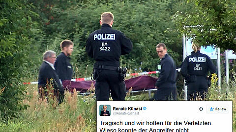Polizeikritik als Reaktion auf einen Amoklauf: Mit ihrem Tweet sorgte Renate Künast für Aufregung.
