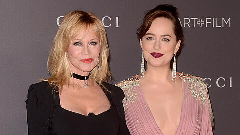 Melanie Griffith und ihre Tochter Dakota Johnson bei einer Gala in New York