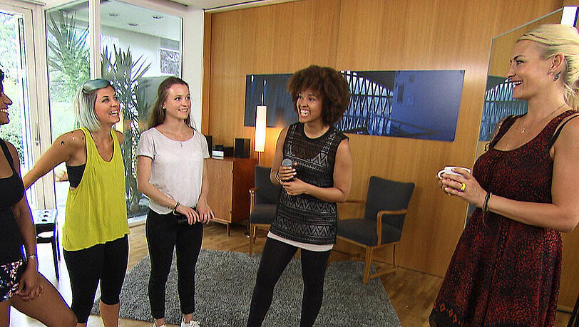 Sarah Connor besucht die "Popstars"-Kandidatinnen Sarah Connor besucht die "Popstars"-Kandidatinnen