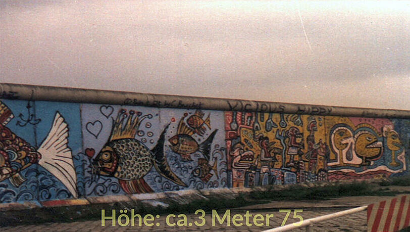Zum Vergleich: Die Berliner Mauer war niedriger.