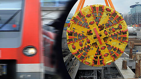 So wird der Tunnel für die zweite Stammstrecke gebaut: Ein Bohrer wie dieser wird sich bald durch München fräsen.