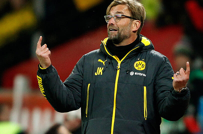 Jürgen Klopp steht mit Borussia Dortmund auf dem 18. Tabellenplatz.