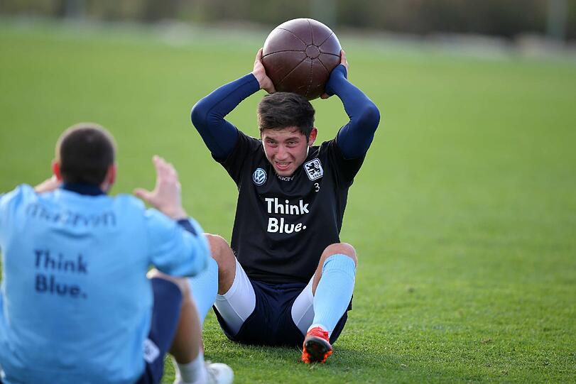 In der zweiten Einheit des ersten Trainingstages standen für den TSV 1860 ein Kraftzirkeltraining und Spielformen an.