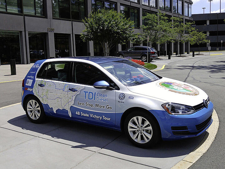 Im Guiness Buch der Rekorde: Golf TDI Clean Diesel