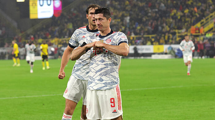 Robert Lewandowski schoss den FC Bayern mit zwei Toren zum Supercup.